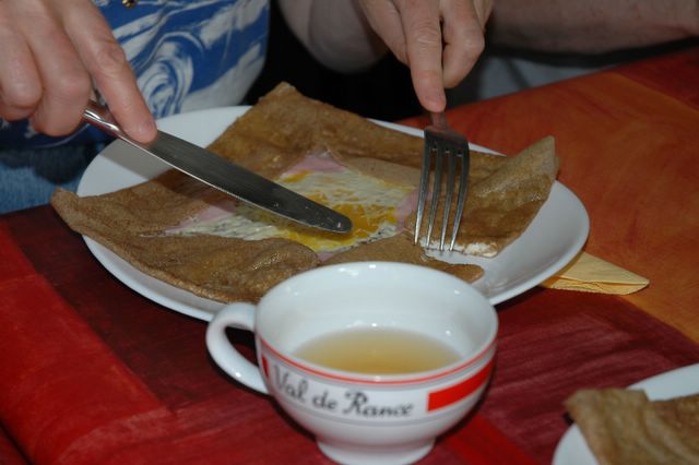 galette bretonne à Pontrieux