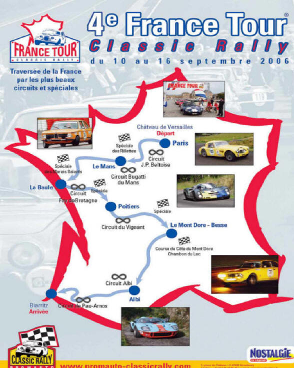 carte France Tour 2006